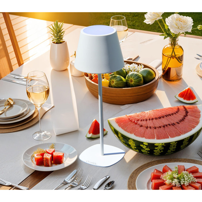 Lampe à poser 4 en 1 - Blanche - NAOUSSA