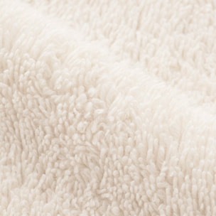 Set 2 toallas ducha + 2 toallas lavabo musgo-blanco premium