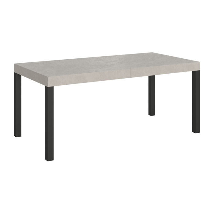 Tavolo allungabile 90x200/304cm Everyday cashmere gambe antracite
