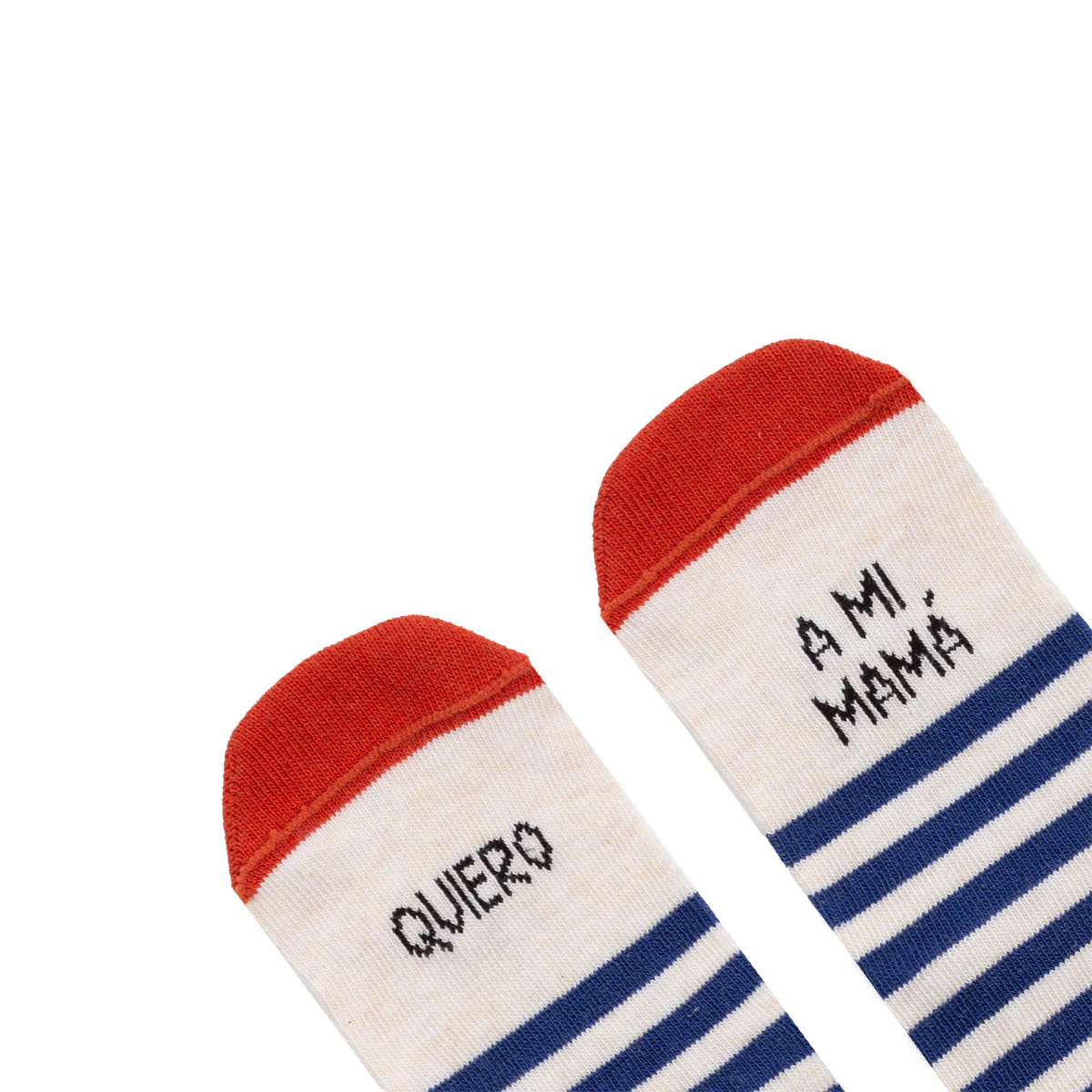 Mini calcetines "Quiero a mi mamá" (marinero) talla 27-30