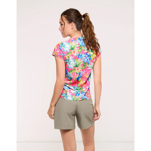 Camisa Manga Corta Rosa - Nery