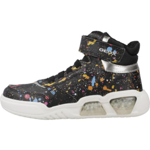 Zapatillas Niño de la marca GEOX  modelo J ILLUMINUS NEGRO
