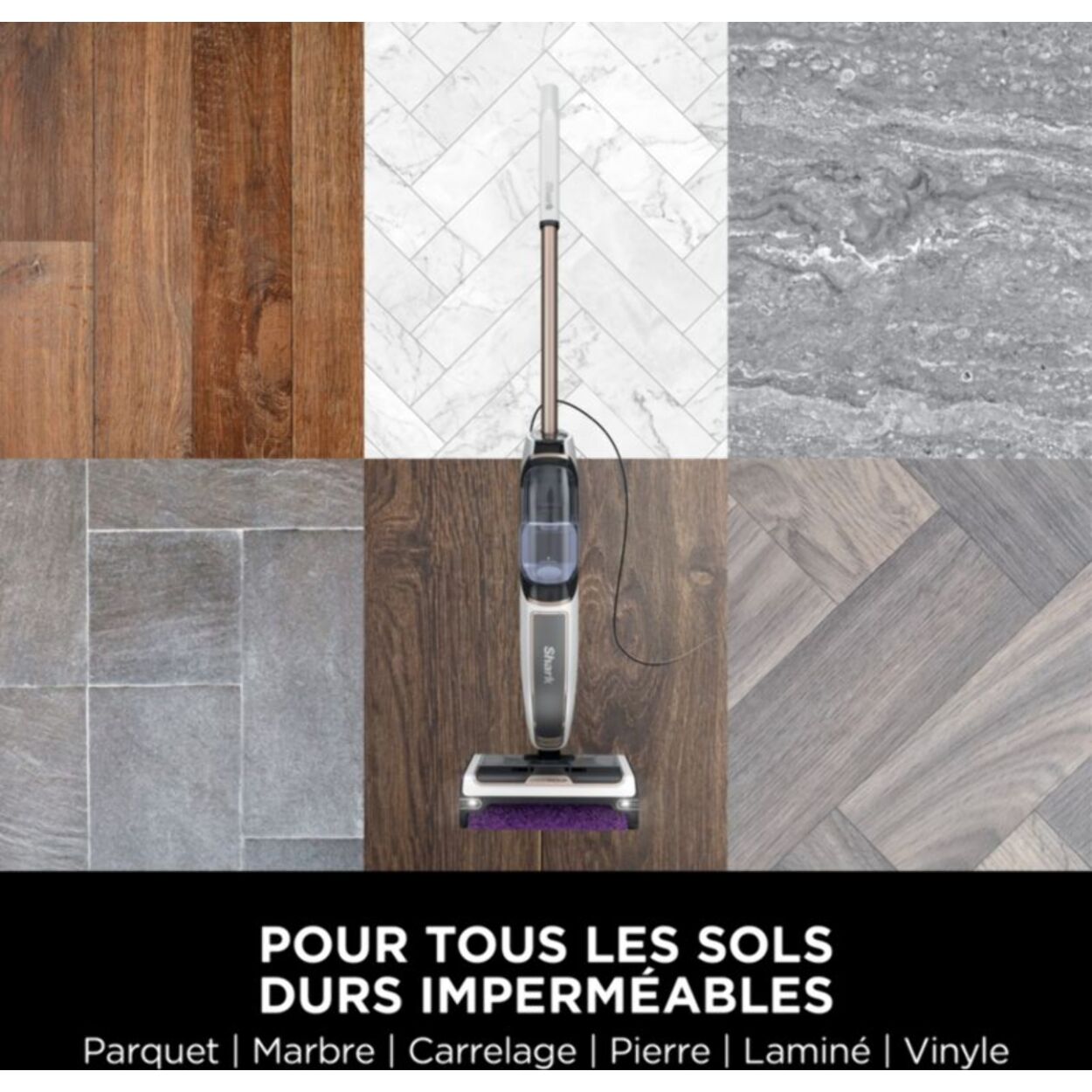Balai vapeur SHARK Steam Pickup 3-en-1 SD200EU