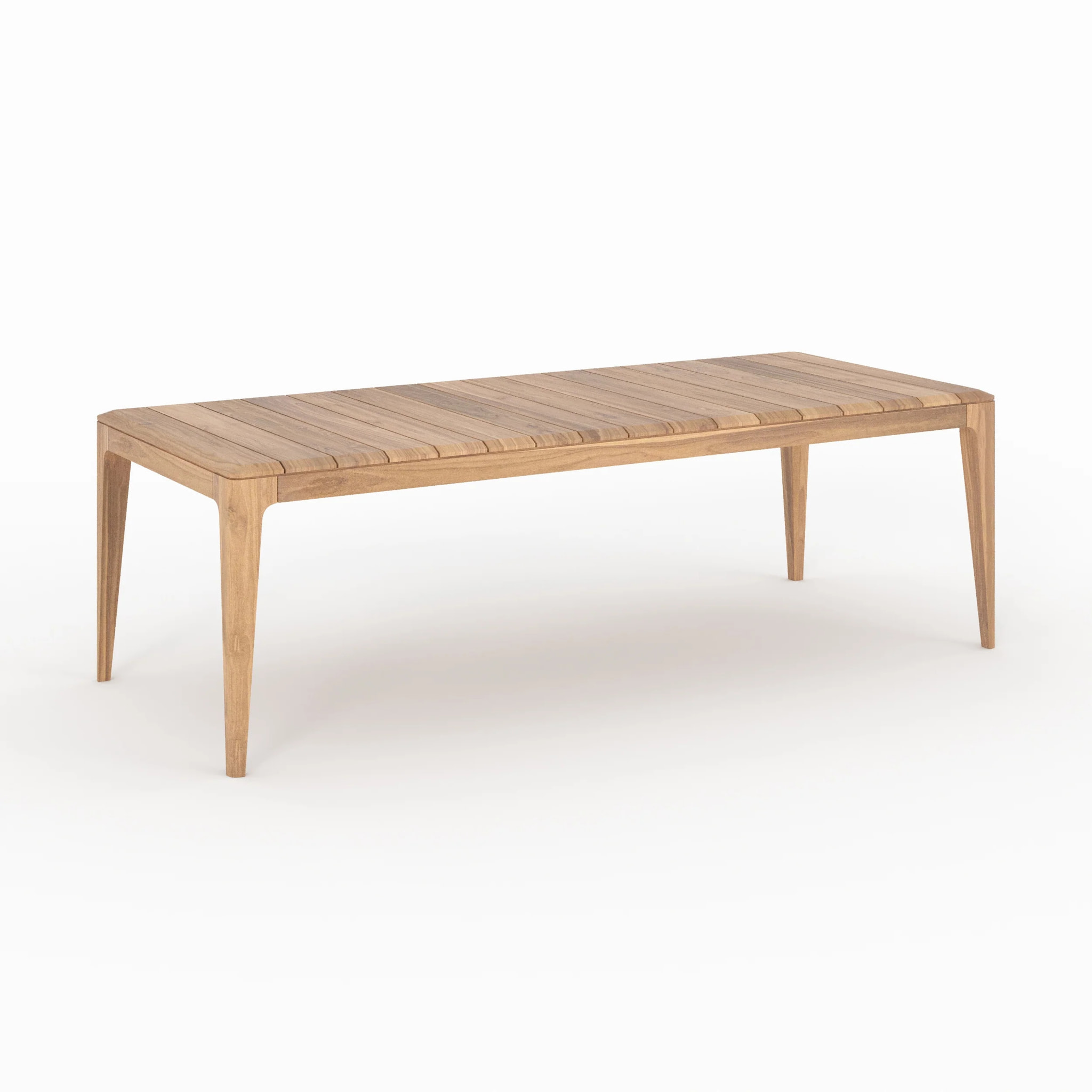 Table et chaises de jardin 8 personnes en bois de teck recyclé - Nonza