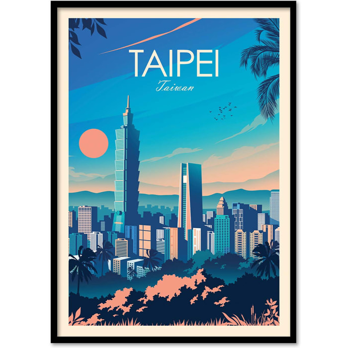 Affiche - Taipei Taiwan - Studio Inception