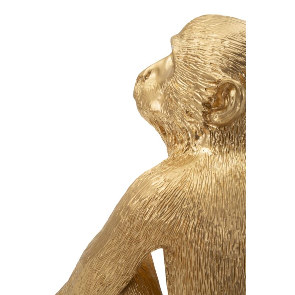 LAMPADA DA TAVOLO MONKEY SEDUTA ORO CM 33X33X32