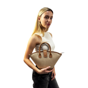 Borsa a mano Cheval Firenze Gaeta Mini Cuoio