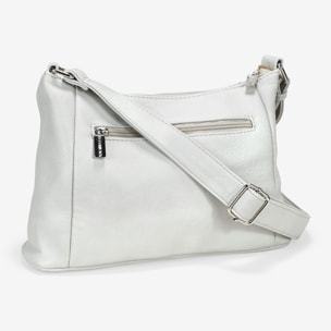 Bolso bandolera piedra con bolsillo grabado de leopardo