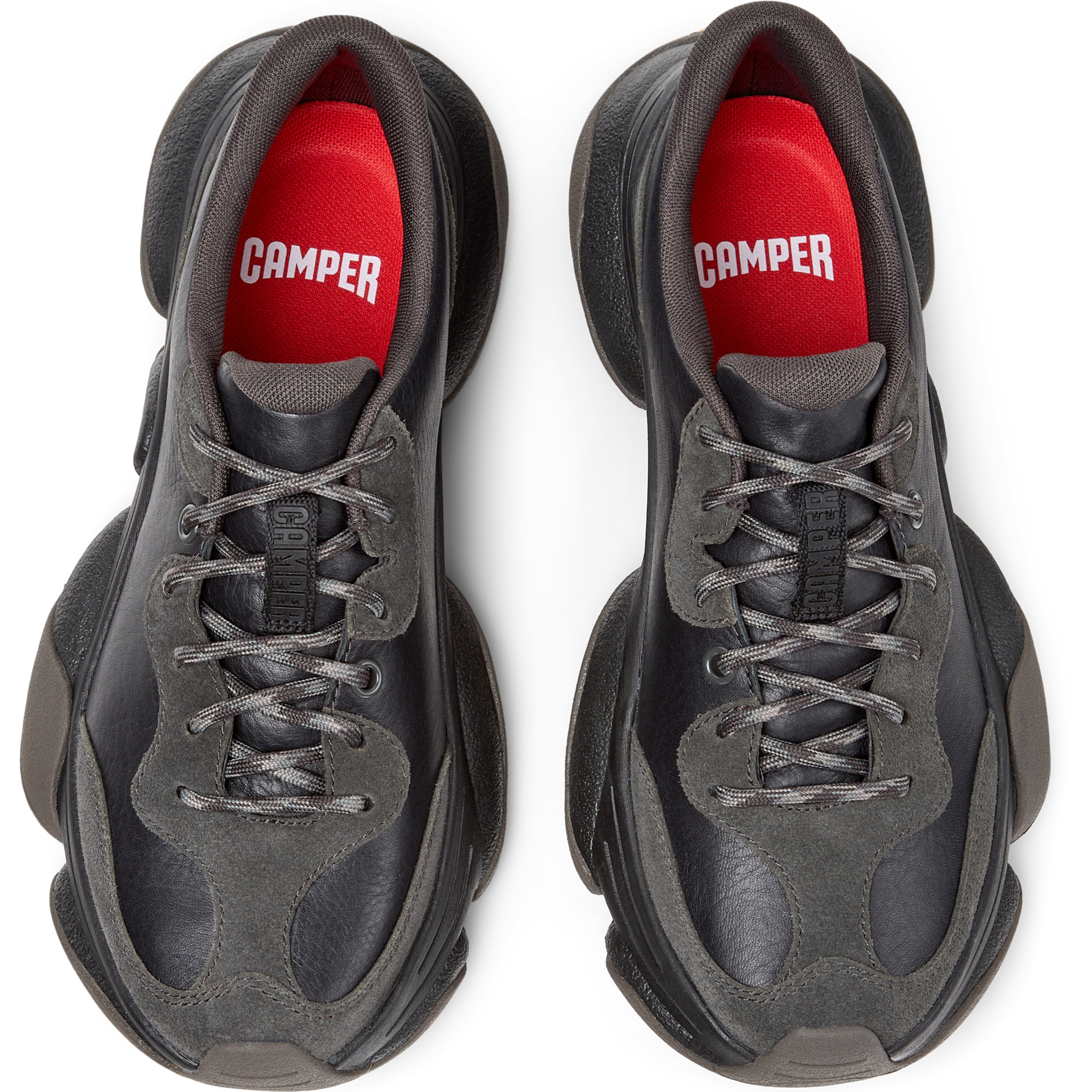 Zapatillas - CAMPER Karst 2 - Negro - Cuero liso