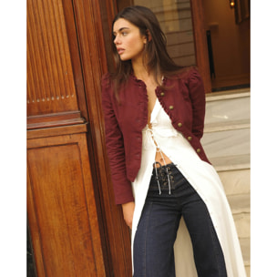 Pantalón vaquero acampanado de mujer
