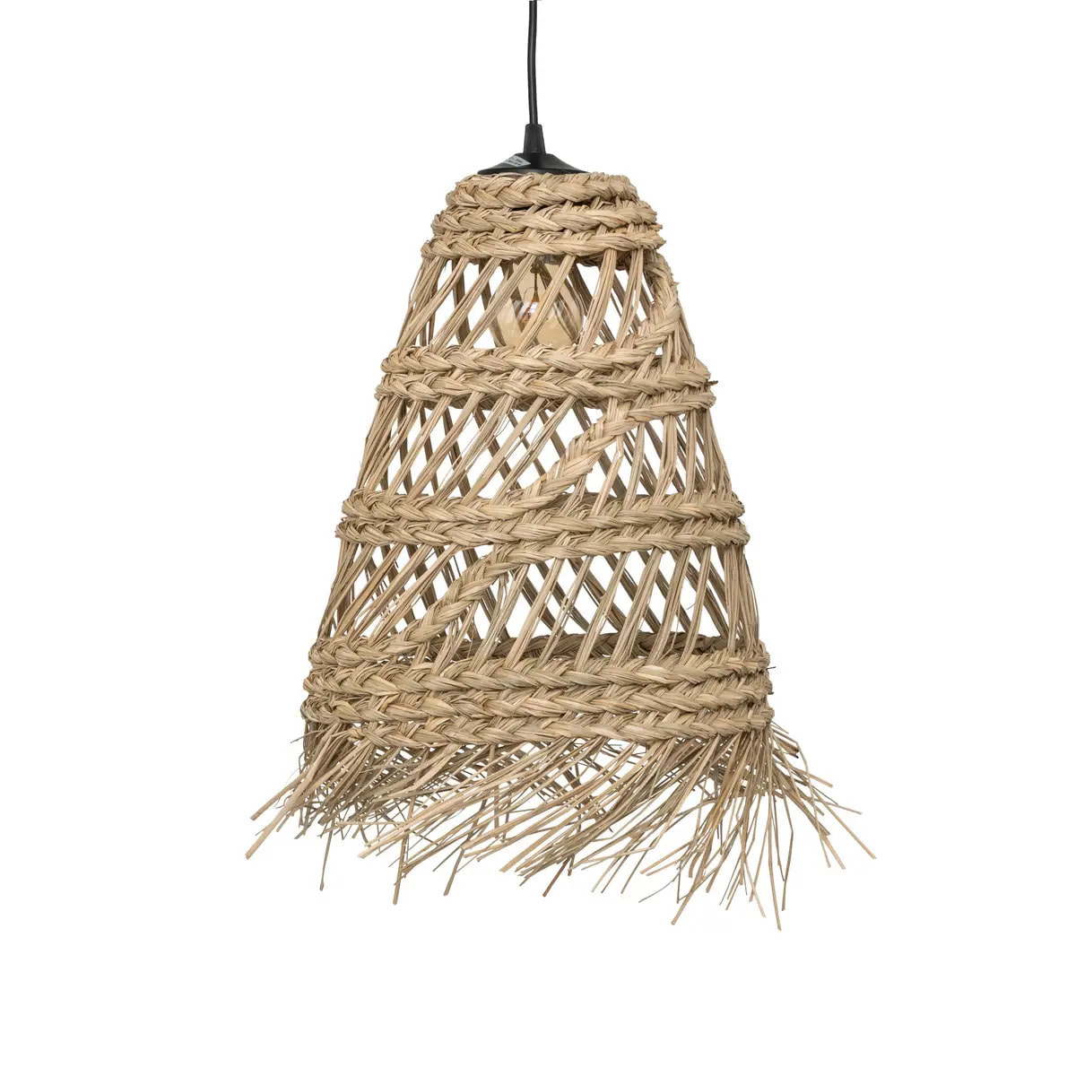 Suspension "Lahys" D28cm beige