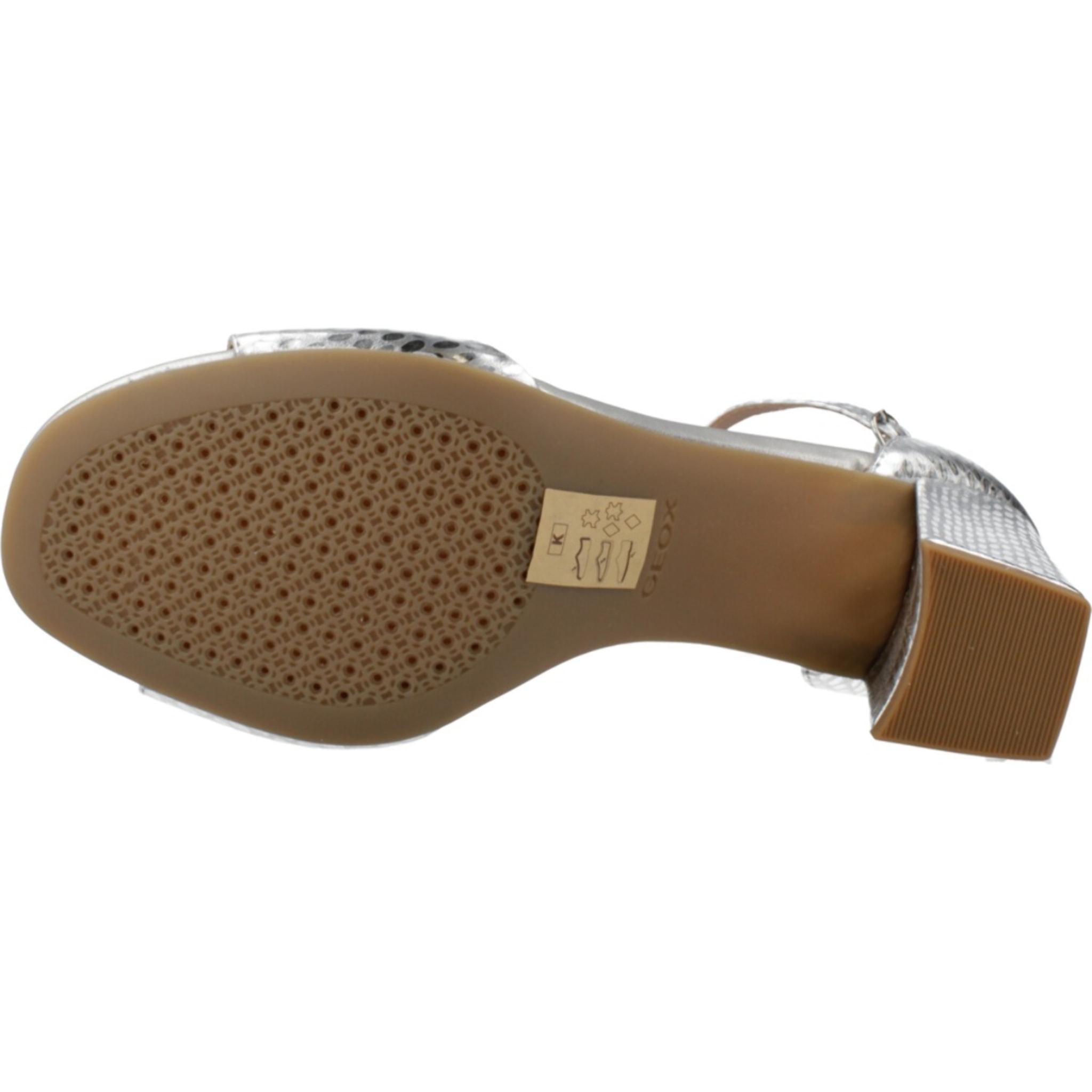 Sandalias Mujer de la marca GEOX  modelo D NEW ERAKLIA 80 PLATA