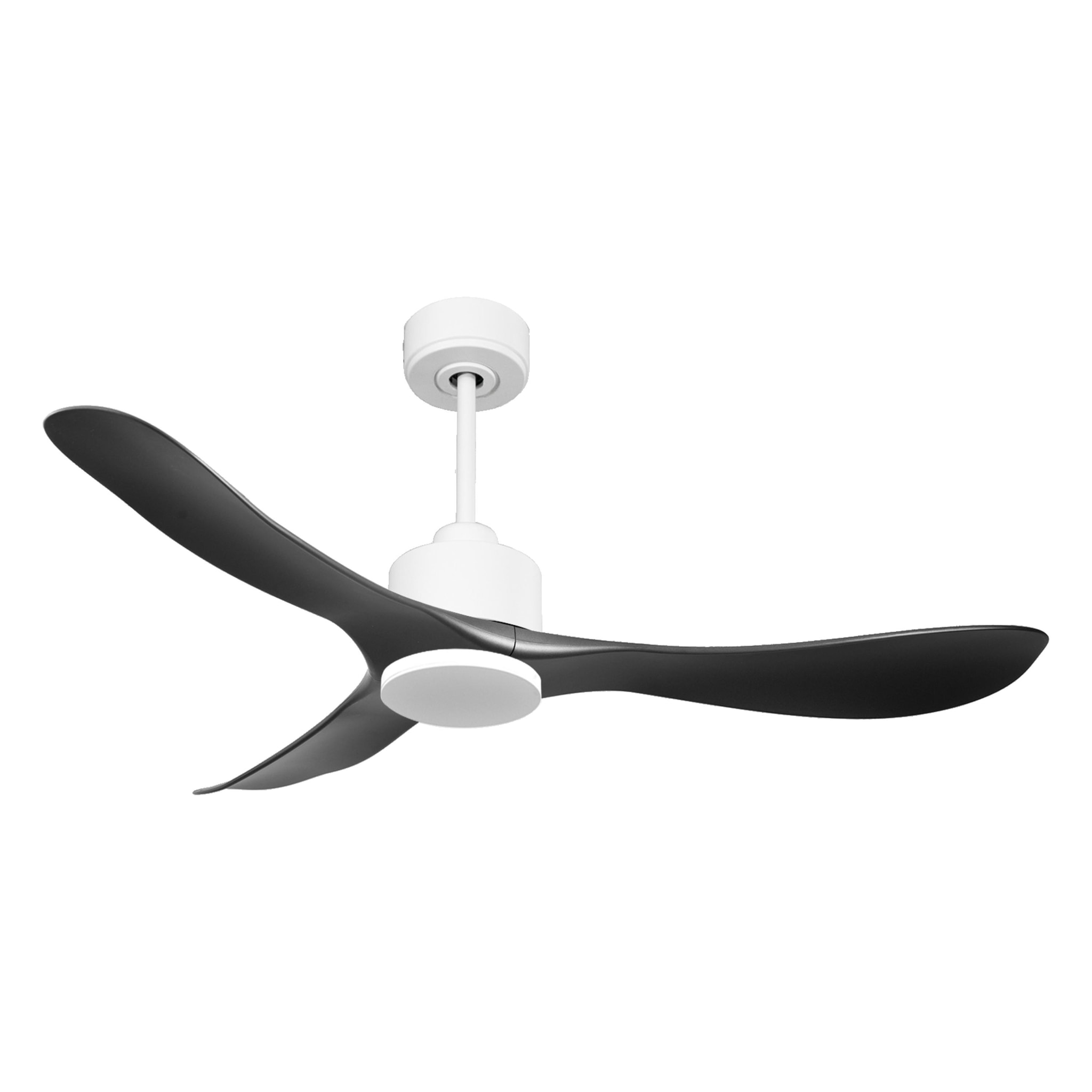 Ventilateur de plafond Réversible  Thermostat Wifi Moteur à courant continu Toits en pente Télécommande Hypersilence Mémoire