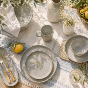Lot de 6 petites assiette, GALET