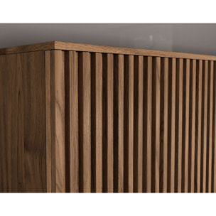 Portmore - armoire - effet bois - 185x192 cm - Bois