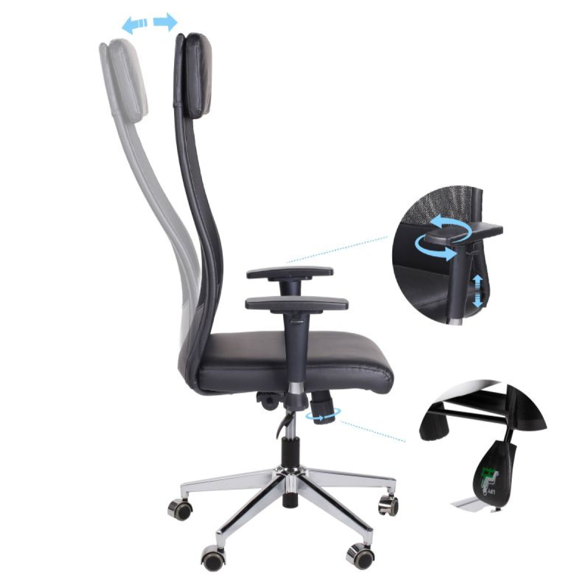 Silla de oficina Airflow Negro