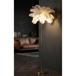 LAMPADA DA TERRA PALM BIANCA CM Ø 55X160