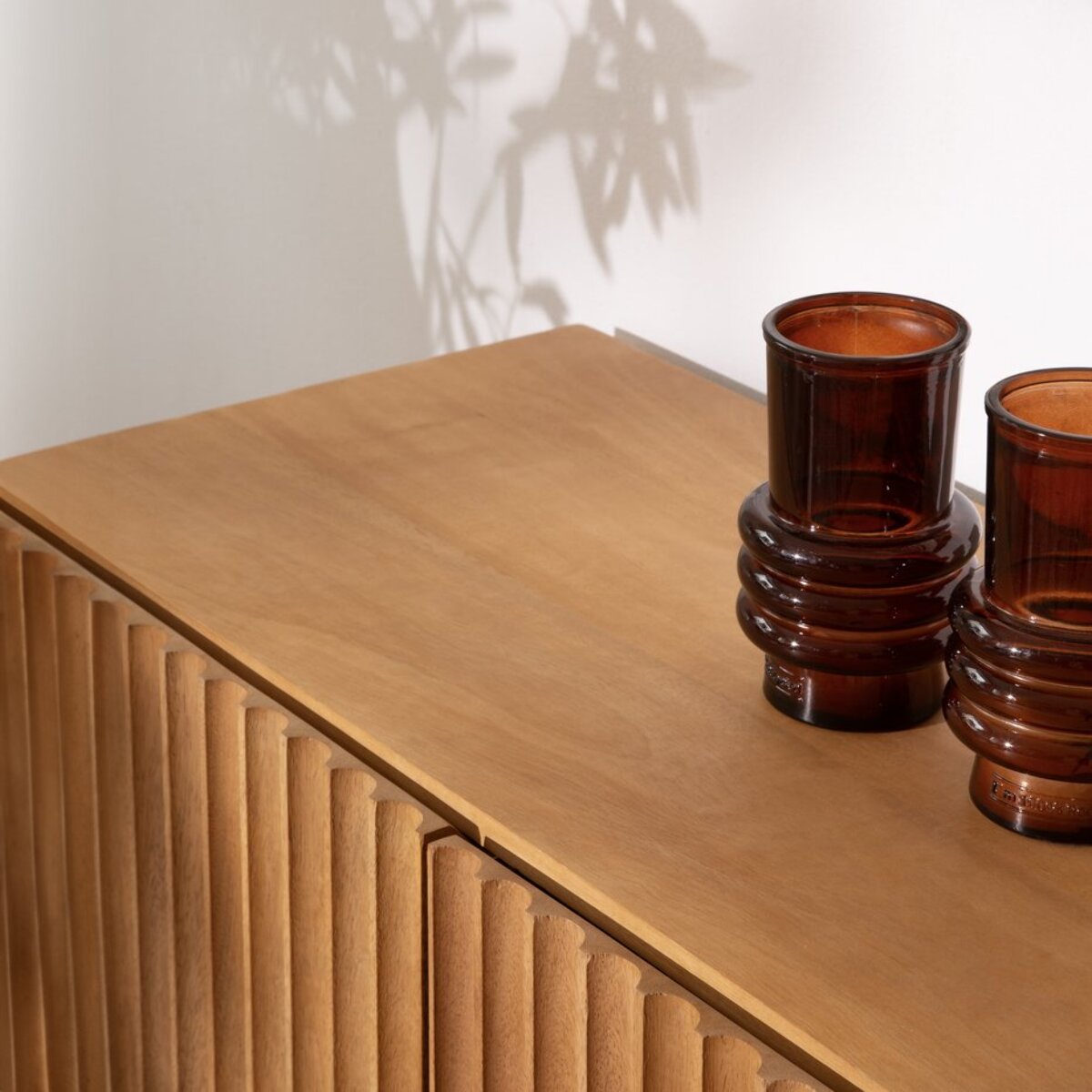 Meuble tv Nolan -bois massif de manguier-couleur provence naturelle 184 x 60 x 40 cm