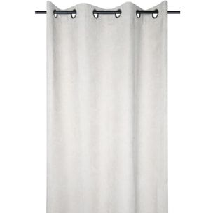 Rideau en velours côtelé - Ecru