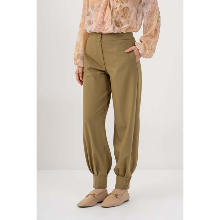 Kocca - Pantaloni jogger sartoriali Donna, Tinta unita