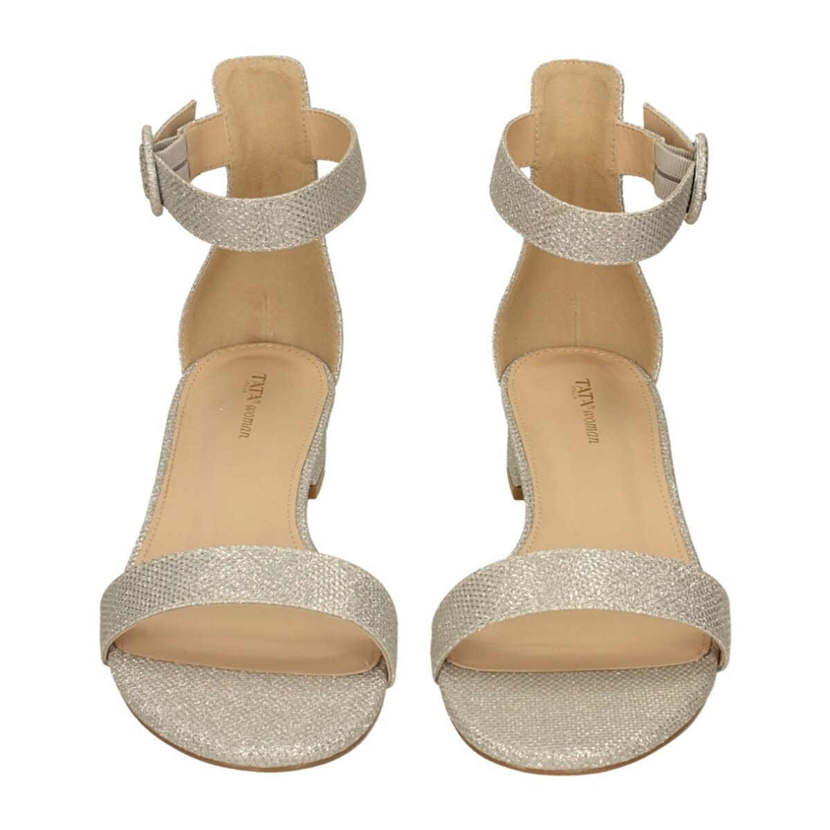 Sandali Donna Tata Italia Argentato