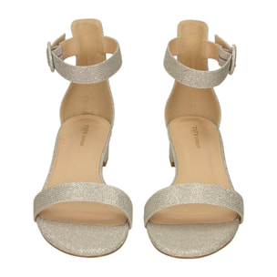 Sandali Donna Tata Italia Argentato