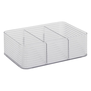 Organisateur "Plastor" 3 compartiments gris 22,5x15,3cm