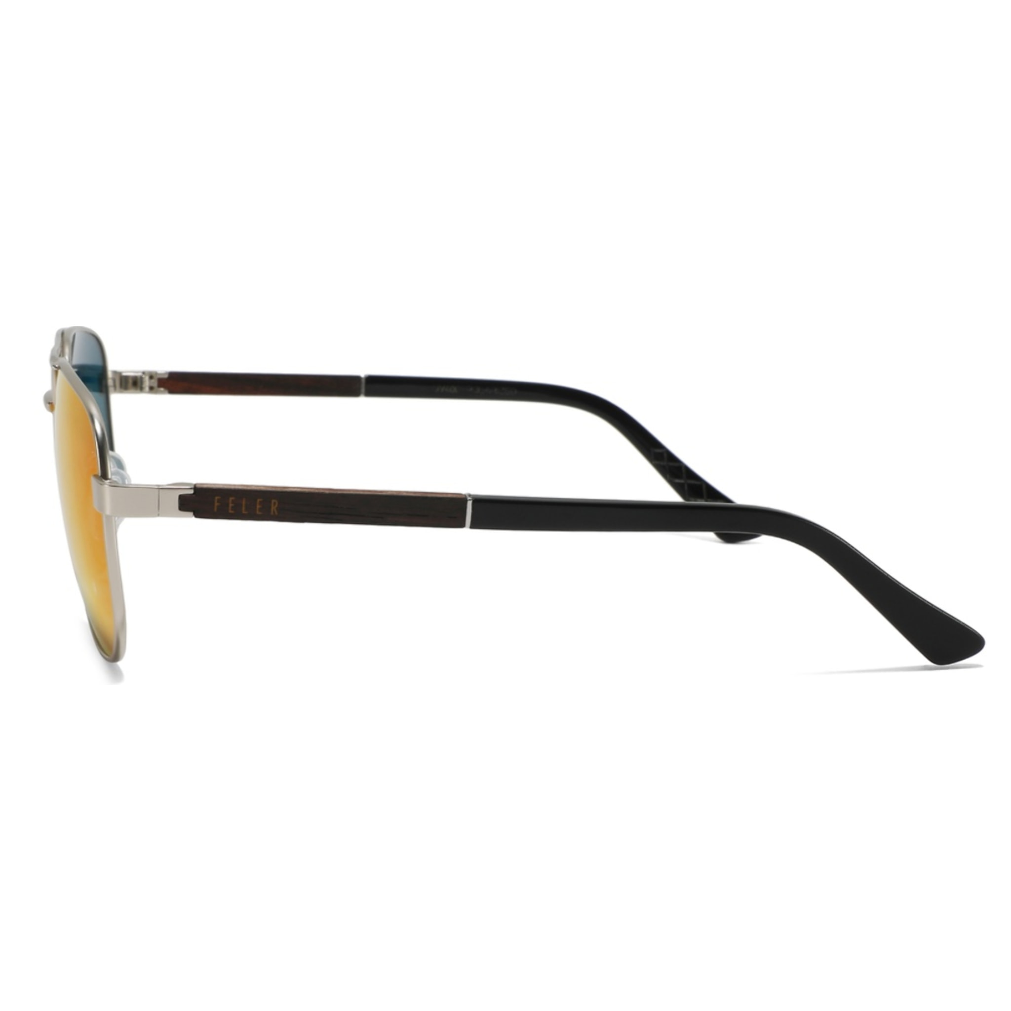 Gafas de Sol Feler 1716M-5 Polarizadas de Madera Unisex 56 mm