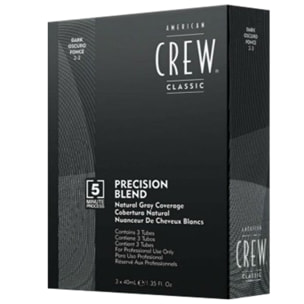 AMERICAN CREW Precision Blend Natural Gray Coverage 3x40ml 2-3 Dark