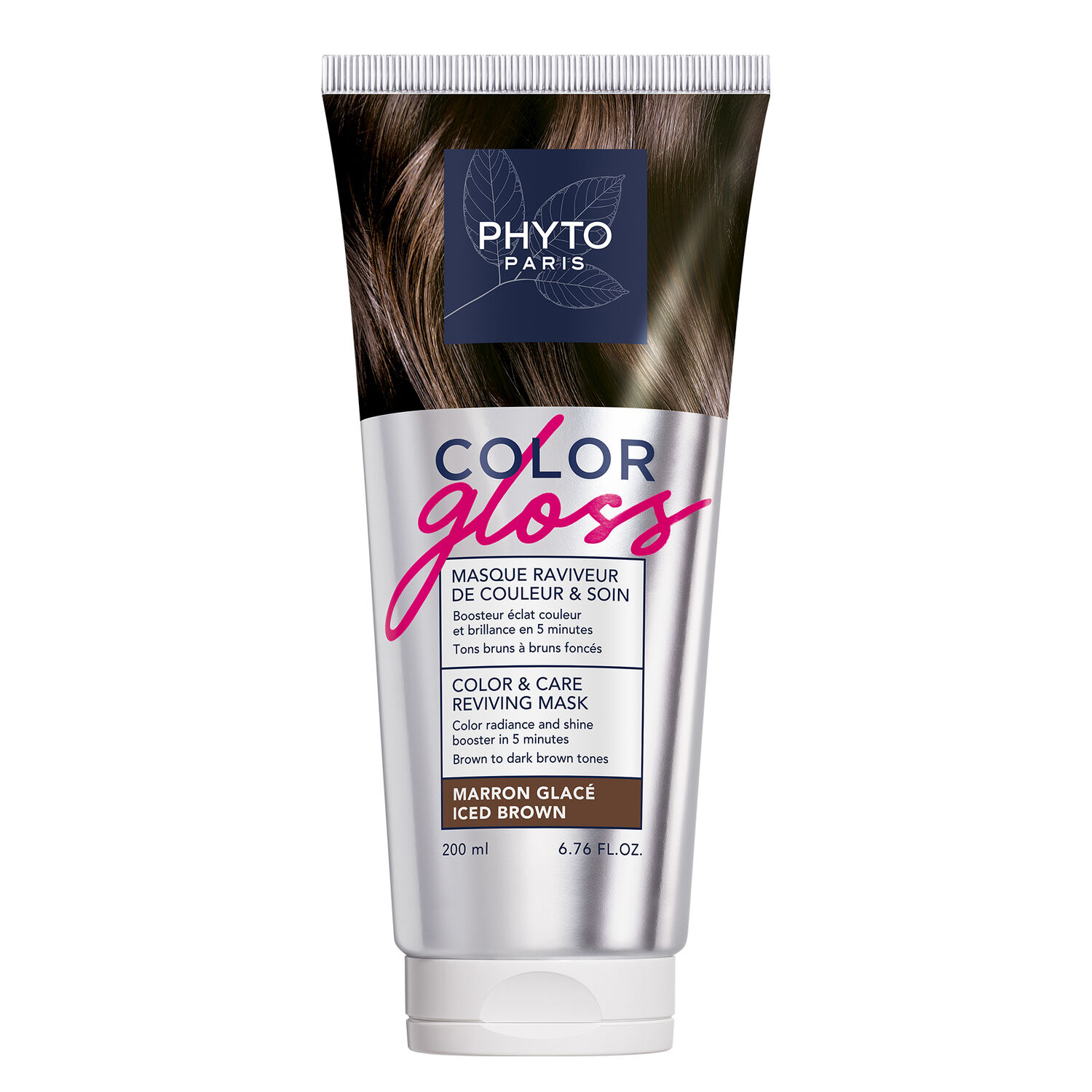 Color Gloss - Masque Raviveur de Couleur & Soin Marron Glacé 200 ml