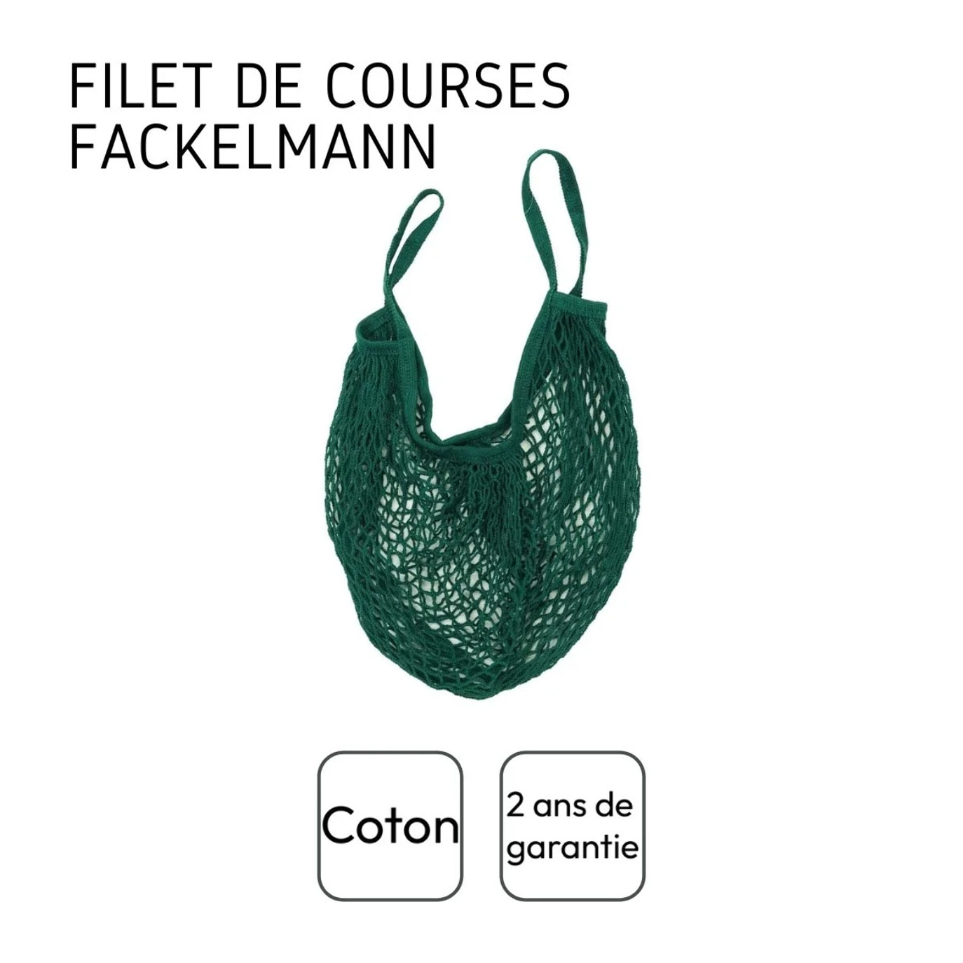 Sac à provisions type filet de course Fackelmann Nature