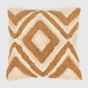 Cojín cuadrante algodón Basel 45x45 - funda + relleno