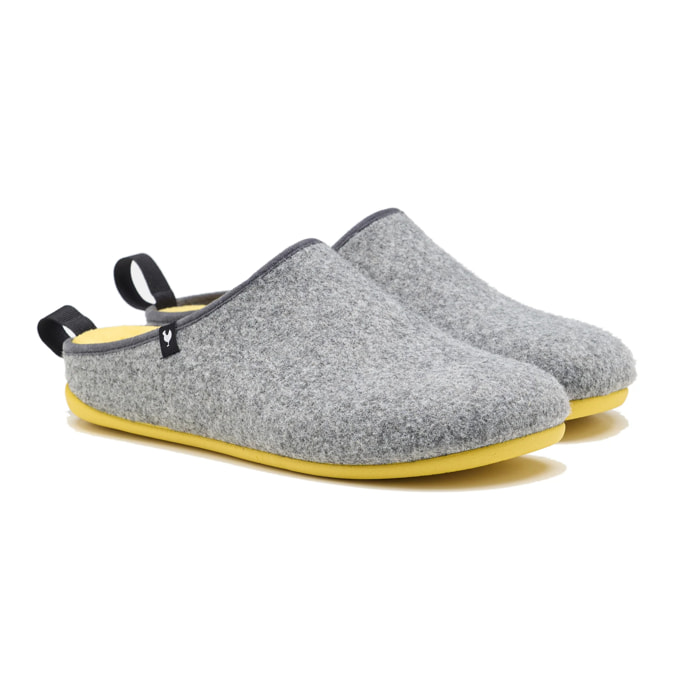 Zapatillas De Casa Lanna Man Gris & Amarillo