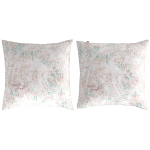 2 Fundas de almohada 100% algodón PALM B - 65x65 cm