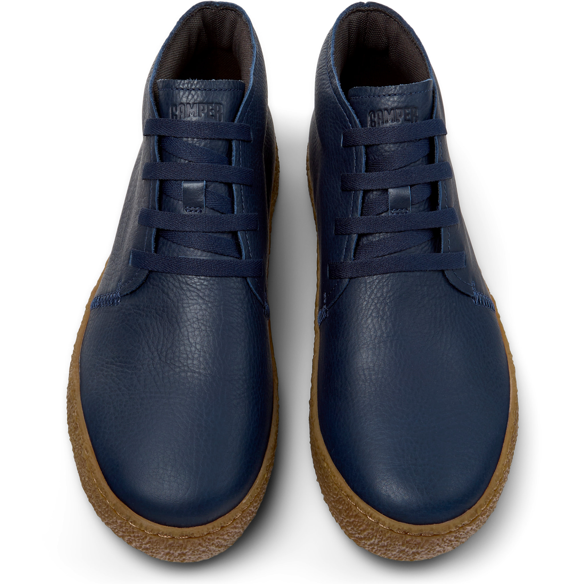 Botines - CAMPER Peu Terreno - Azul - Cuero liso