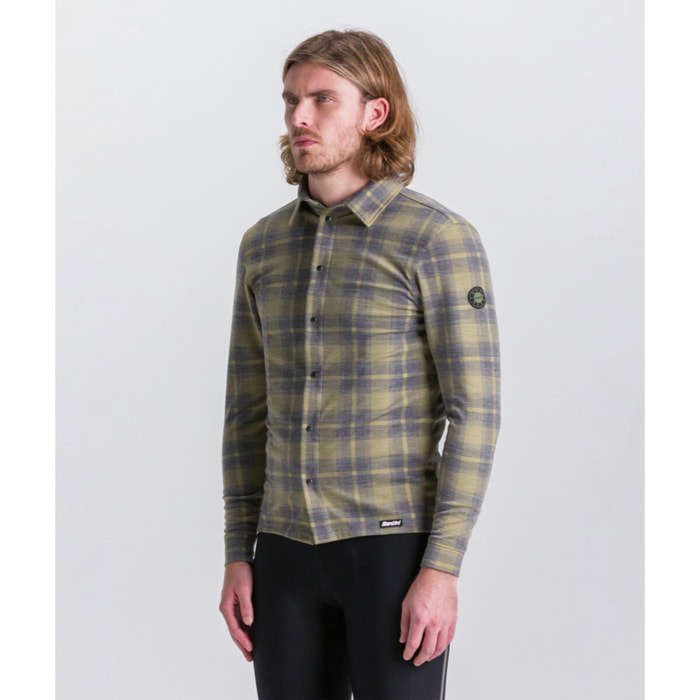 Dylan - Camicia - Verde Militare - Uomo