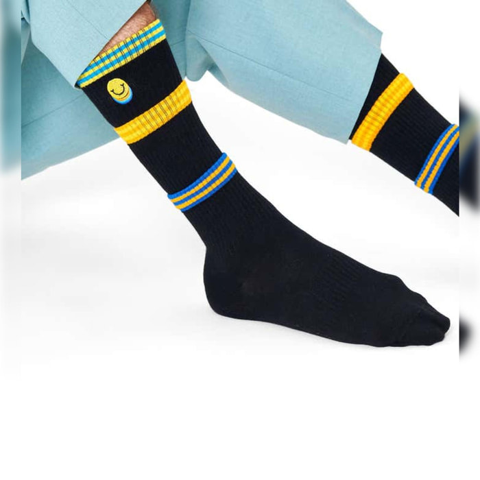 Calcetines colors cuff thin crew