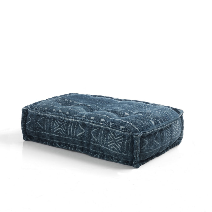 Tomasucci Pouf rectangulaire YARA BLEU Multicolore