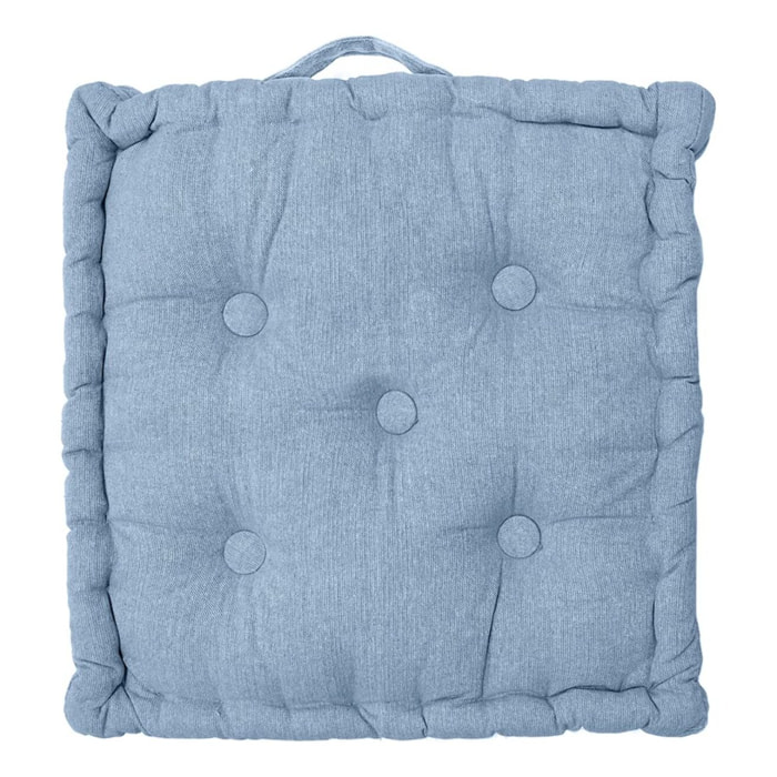 INTRECCI – Cuscino arredo 40x40 cm con maniglie, ideale per panche, giardino e picnic