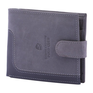 Portafoglio  da uomo In Vera pelle Made in Italy 10,5x13x3 cm