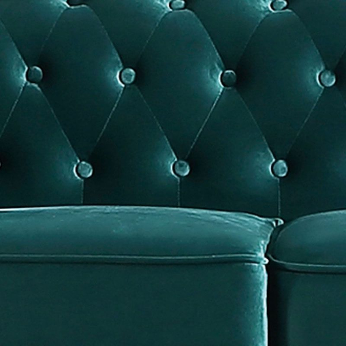 Sofá Chester 3 plazas tejido Velvet verde