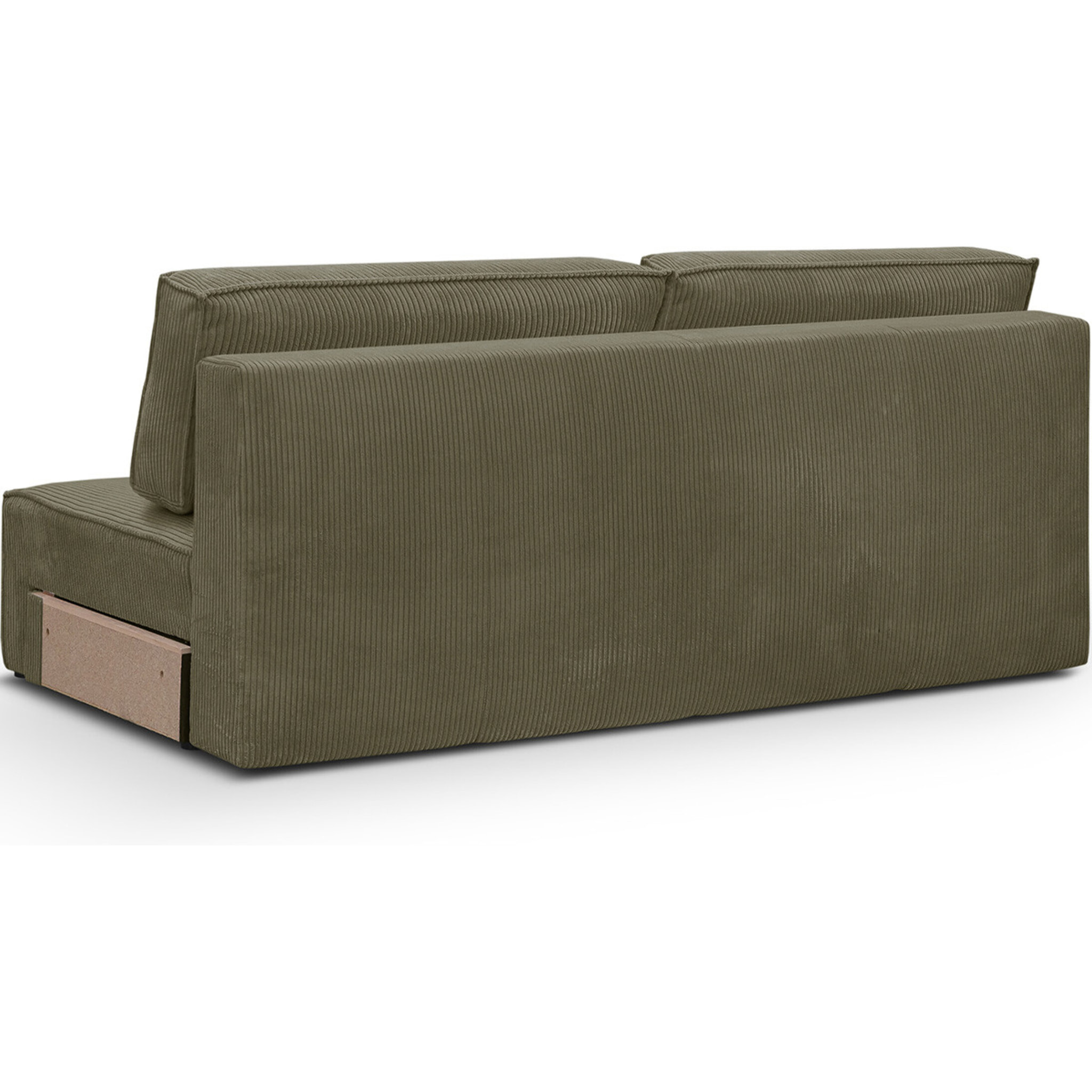 Module canapé convertible 2 places en velours côtelé - HARPER MOD