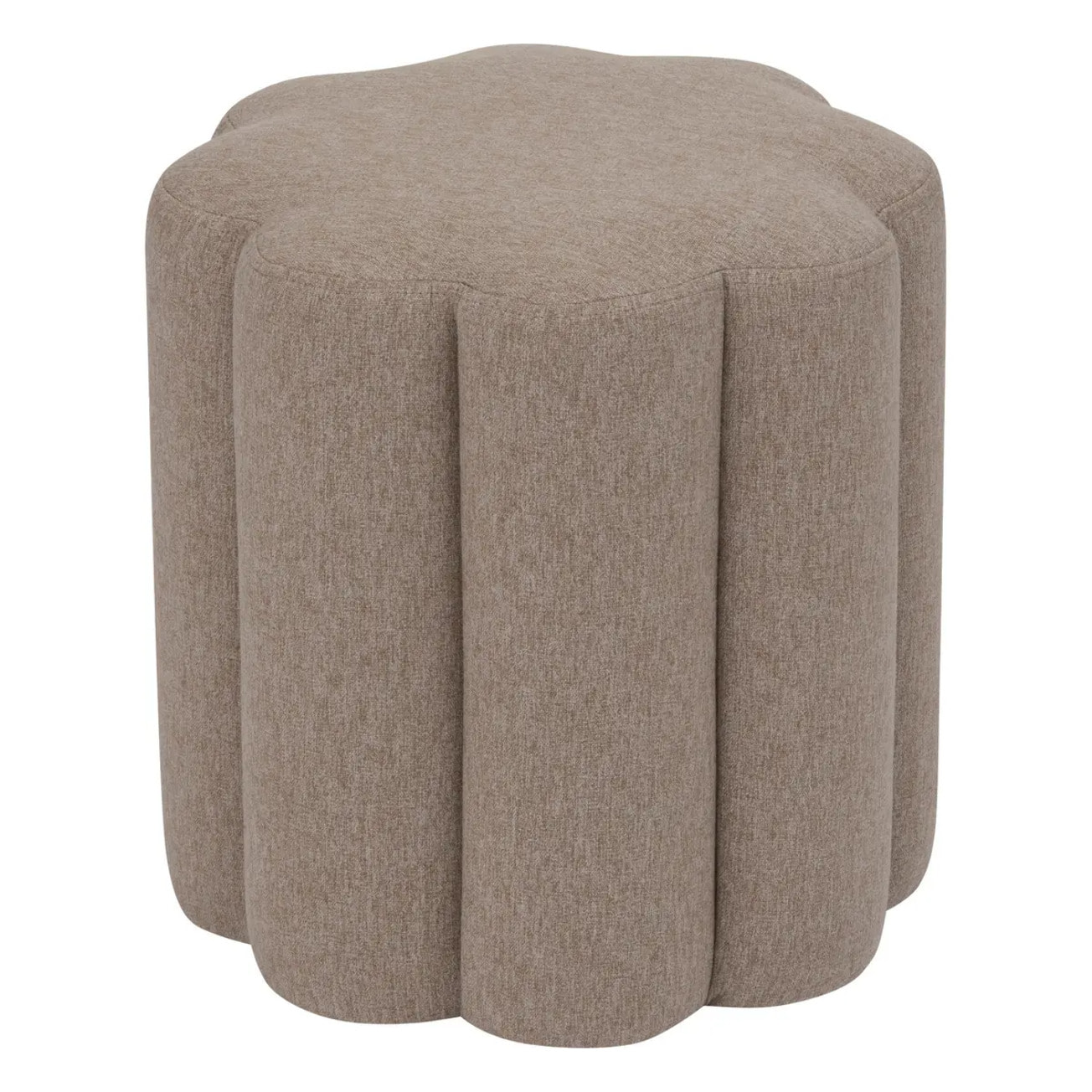 Pouf "The floral" 38x40cm beige