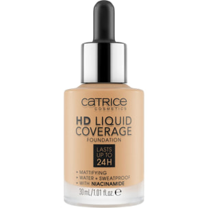 Hd Liquid Coverage Foundation - Fond de Teint Liquide Haute Couvrance 30ml