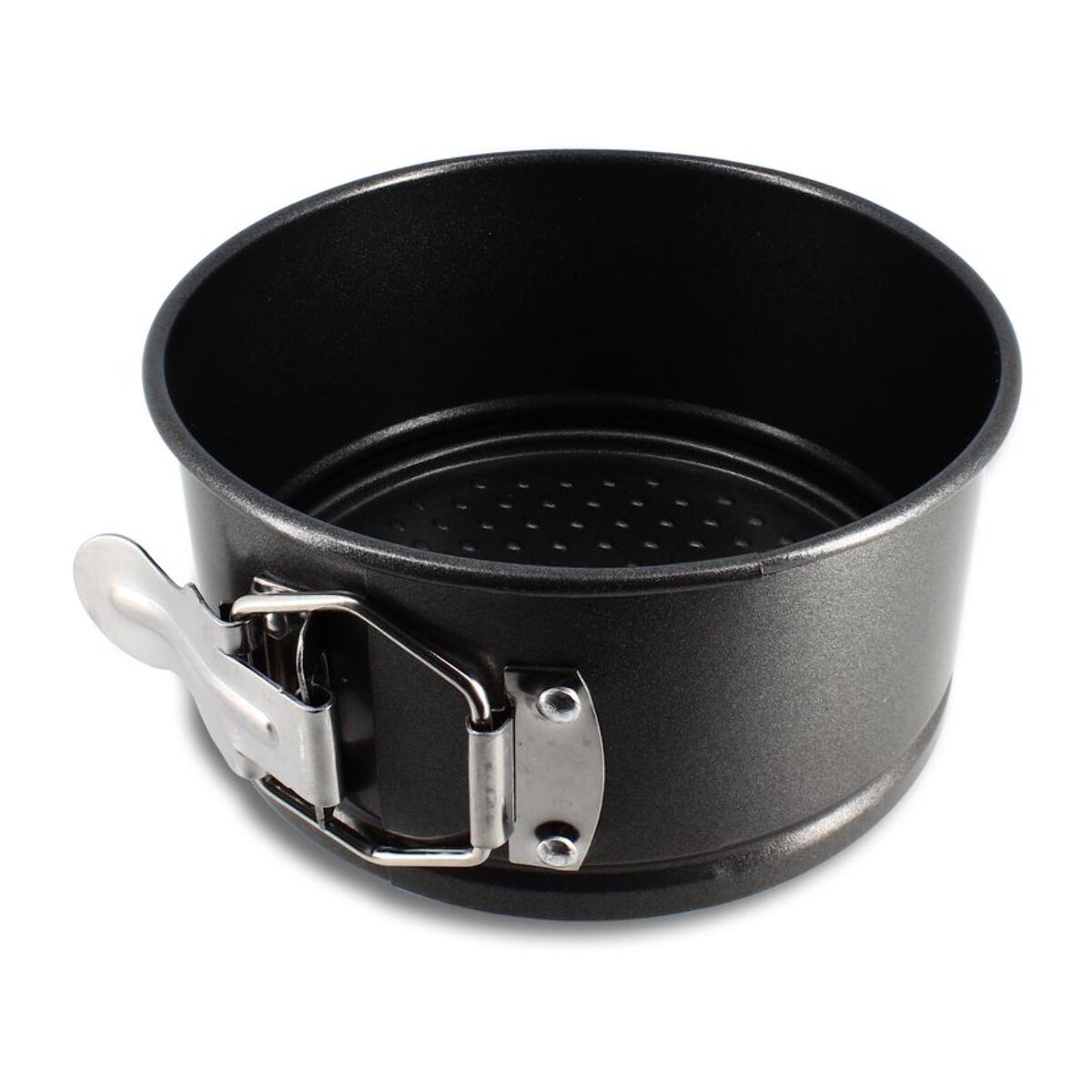 Moule à charnière à fond amovible en acier carbone 14cm AMANDINE