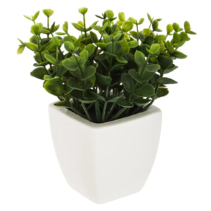 Plante artificielle pot céramique H16cm