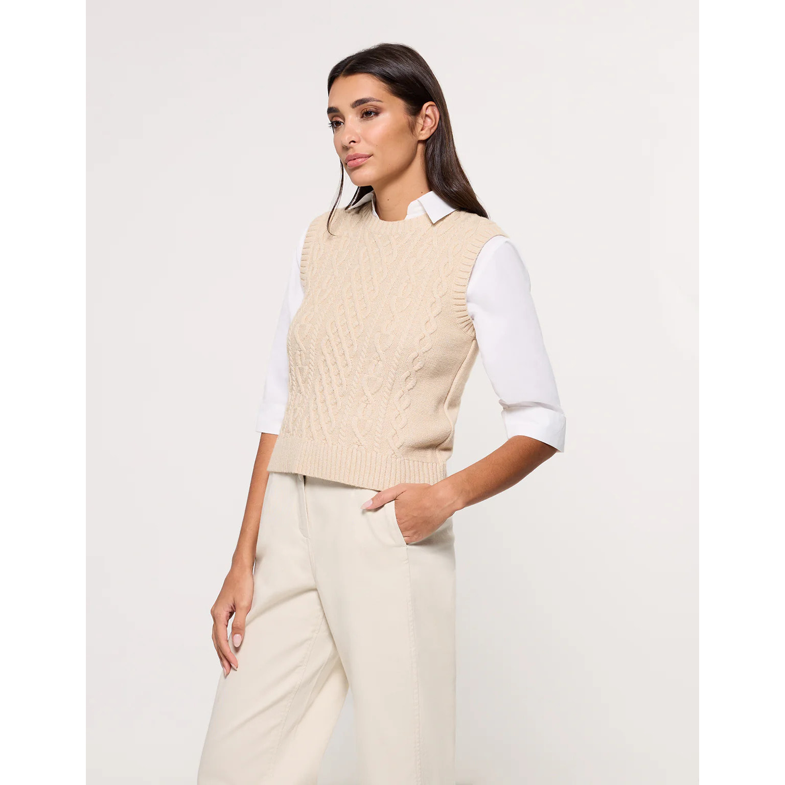 Chaleco Beige - Lapica