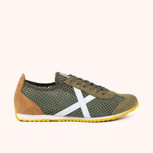 Zapatillas Retro Running diseño vintage caqui y marrón MUNICH OSAKA 579