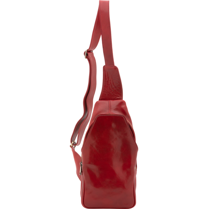 Marsupio  da uomo In Vera pelle Made in Italy 33x17x7 cm