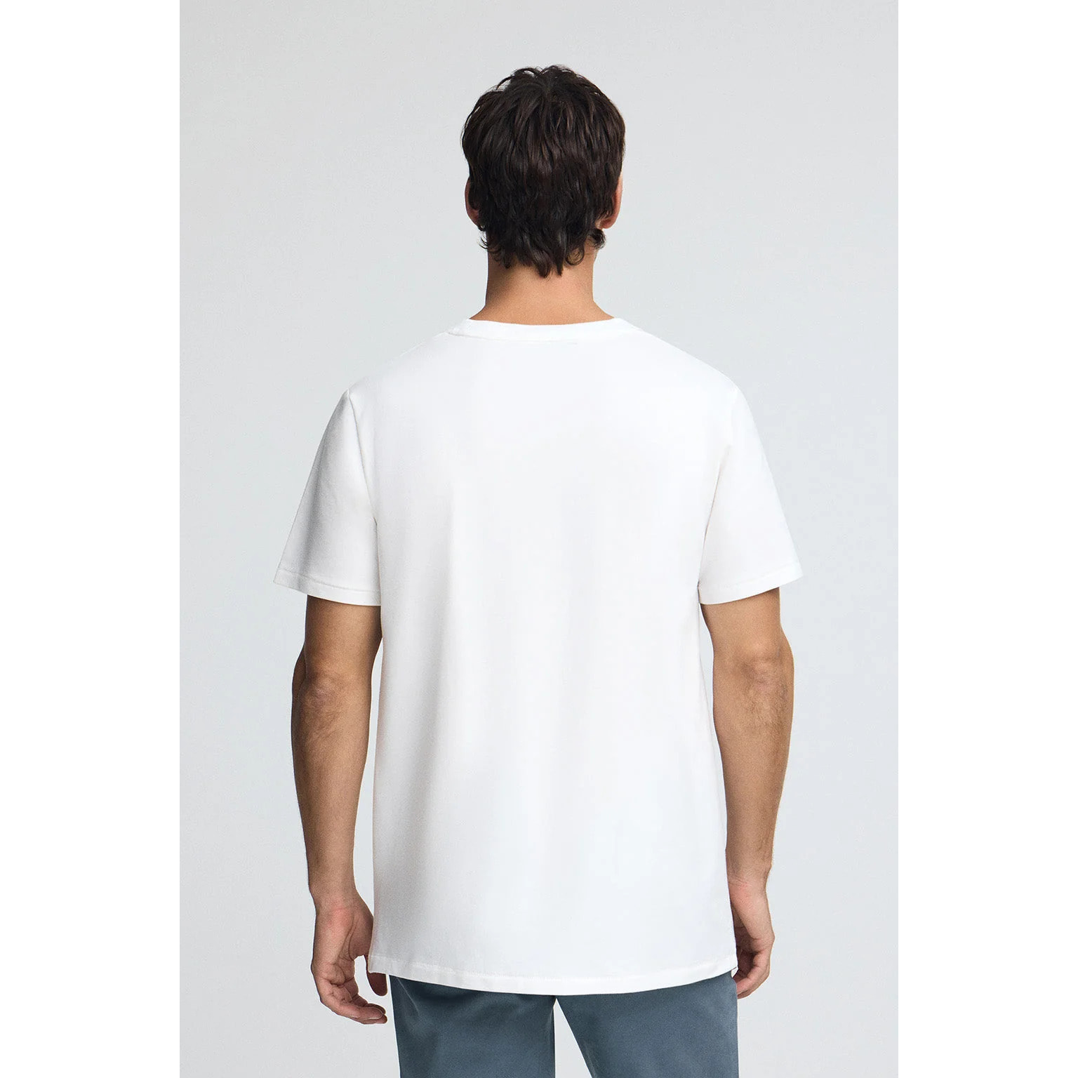 Camiseta Amore blanca con parche personalizado Polo Club